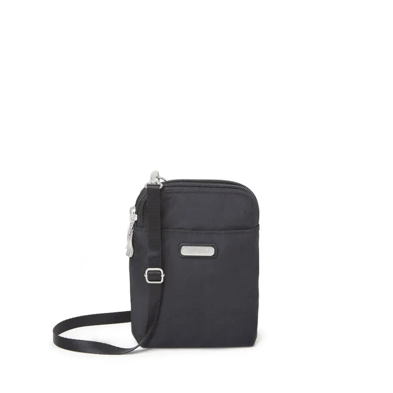 Baggallini Take Two RFID Bryant Crossbody in Black