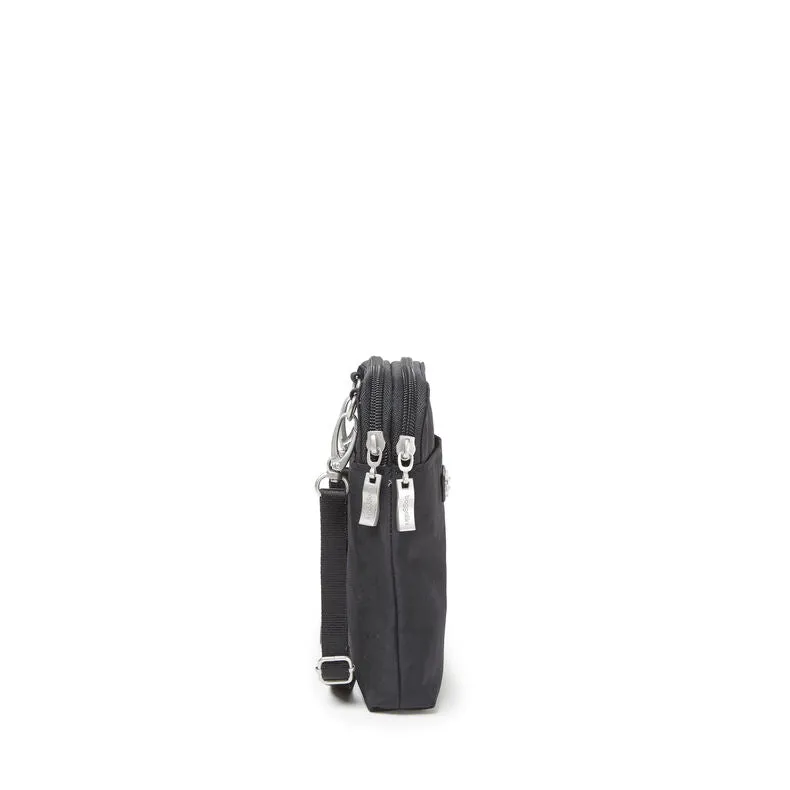 Baggallini Take Two RFID Bryant Crossbody in Black