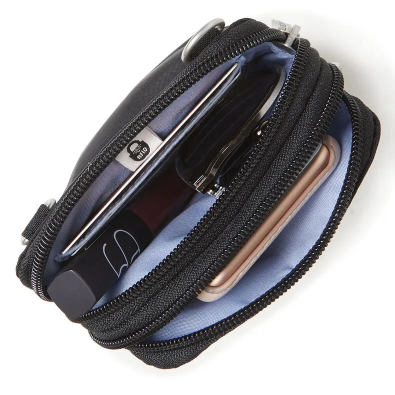 Baggallini Take Two RFID Bryant Crossbody in Black