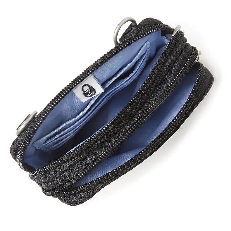 Baggallini Take Two RFID Bryant Crossbody in Black
