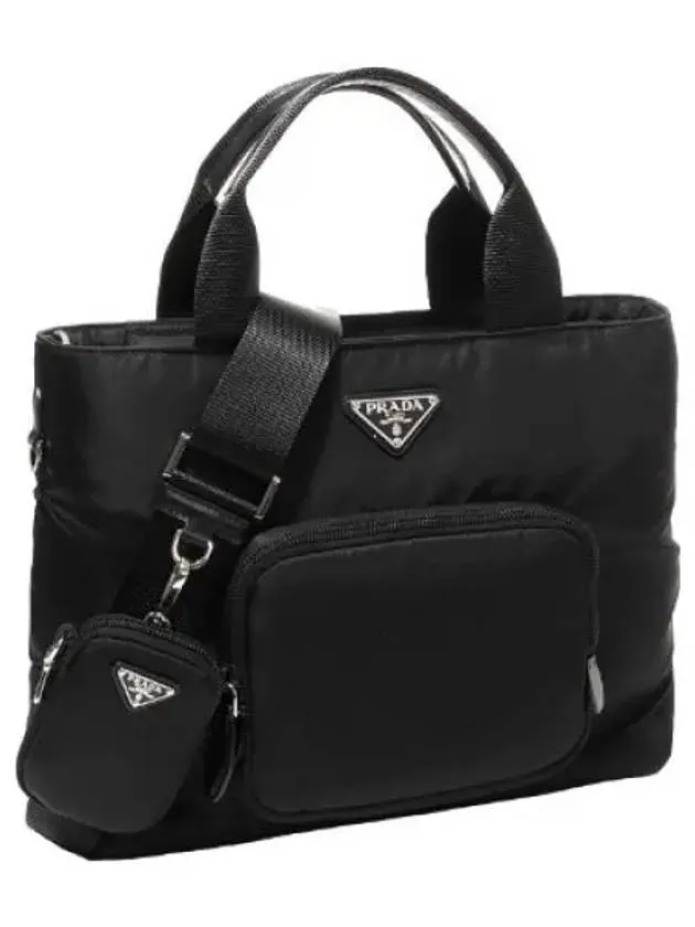 Bella padded nylon tote bag
