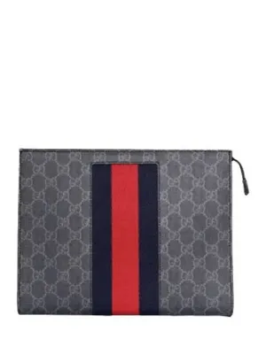 Black Supreme Web Pouch