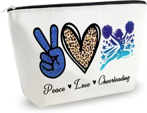 Cheerleader Gifts for Women Cheerleading Gifts for Cheer Coach Cheer Gift for Cheerleaders Cheerleading Bag Bulk Cheerleader Bag Stuff Cheerleaders Accessories Travel Toiletry Bags