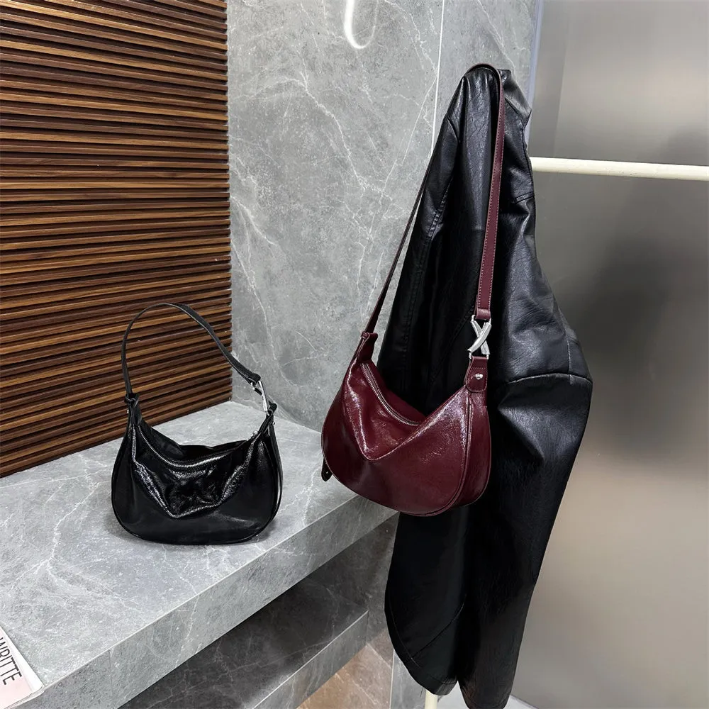 Chic Half Moon Shoulder Purse