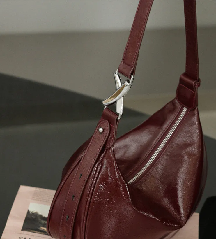 Chic Half Moon Shoulder Purse