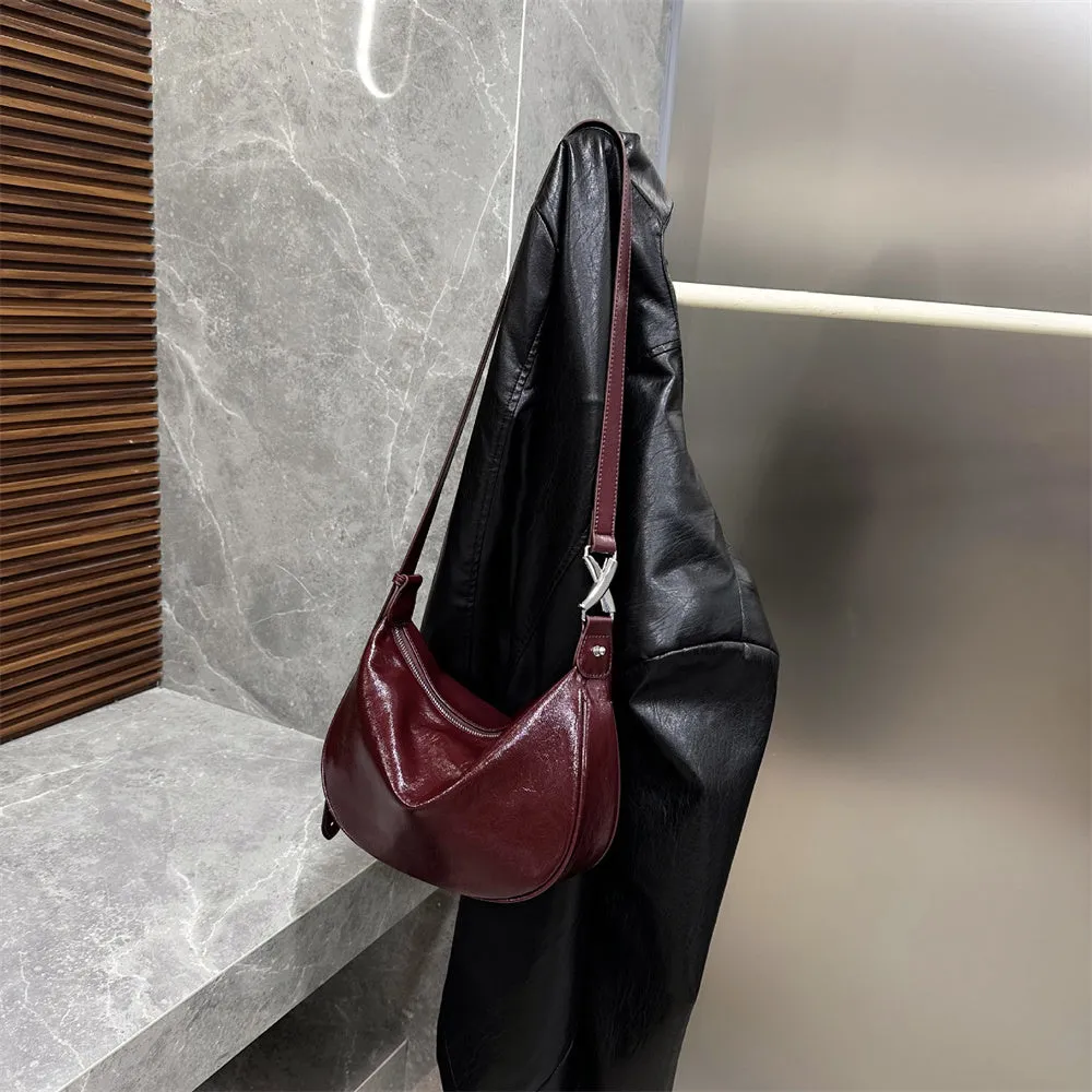 Chic Half Moon Shoulder Purse
