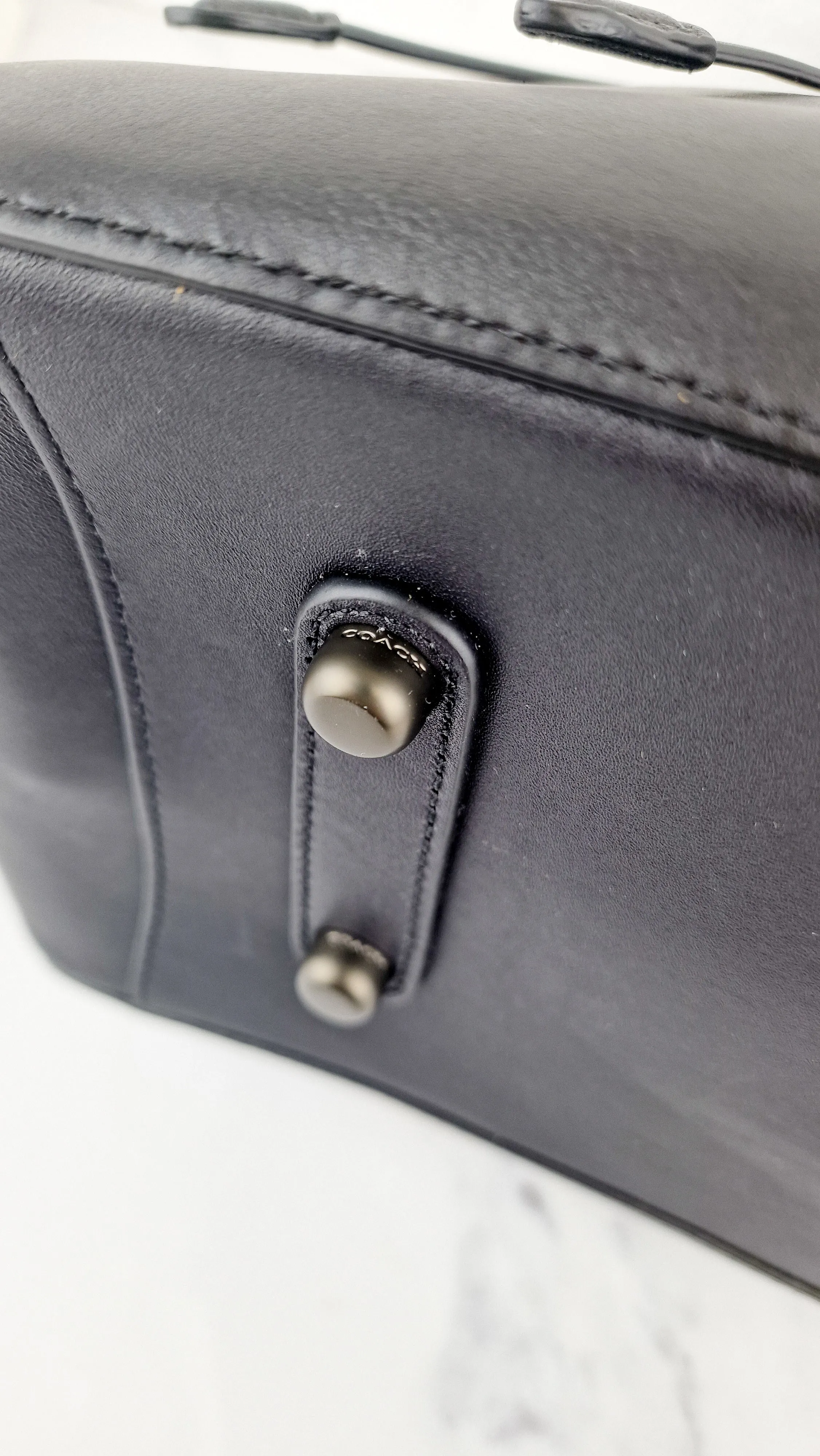 Coach 1941 Cooper Carryall in Black Smooth Leather - Handbag Shoulder Bag - Coach 22821