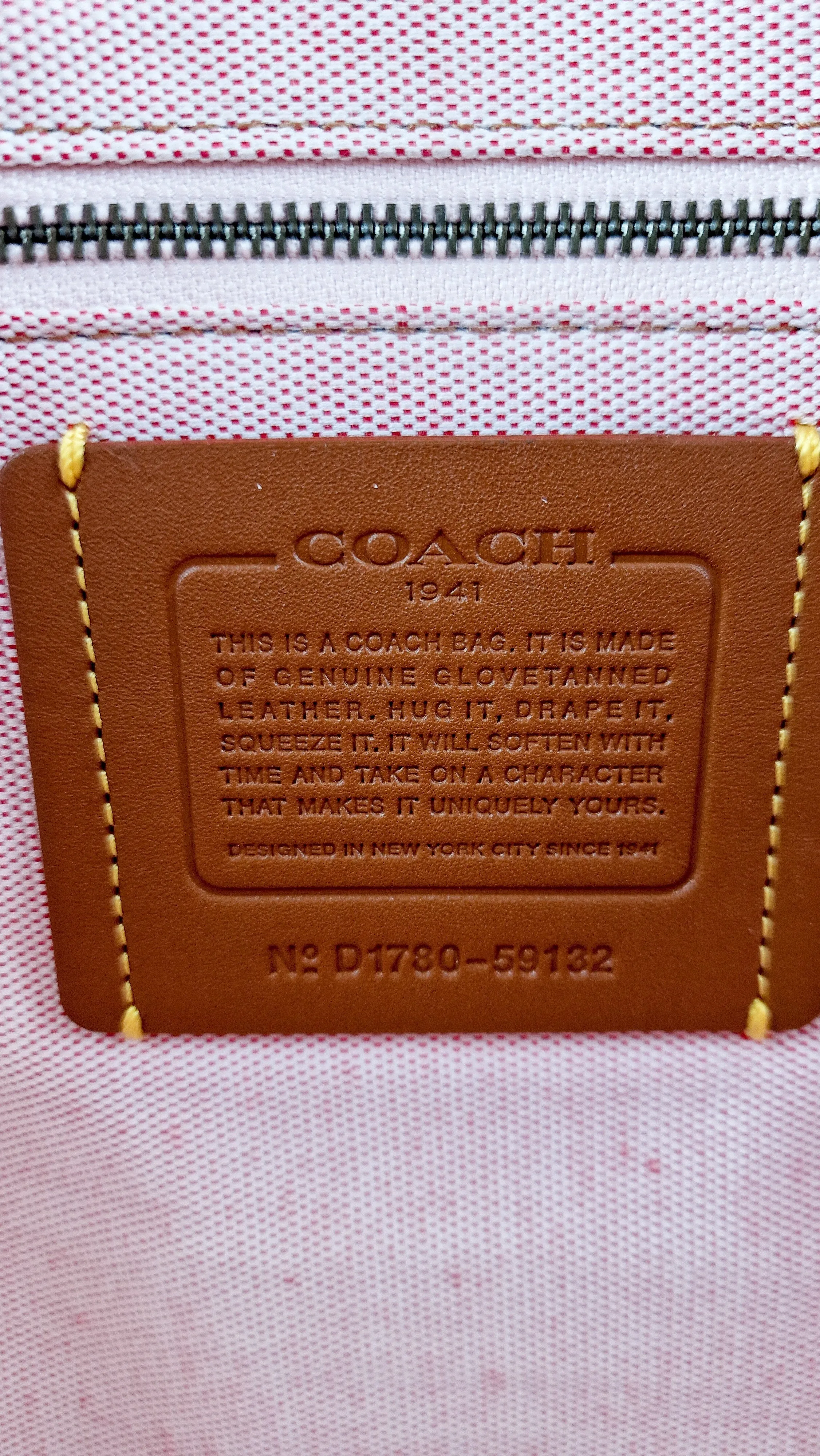 Coach 1941 Dakotah Satchel in Burgundy Red Smooth Leather Handbag Crossbody Bag - Coach 59132