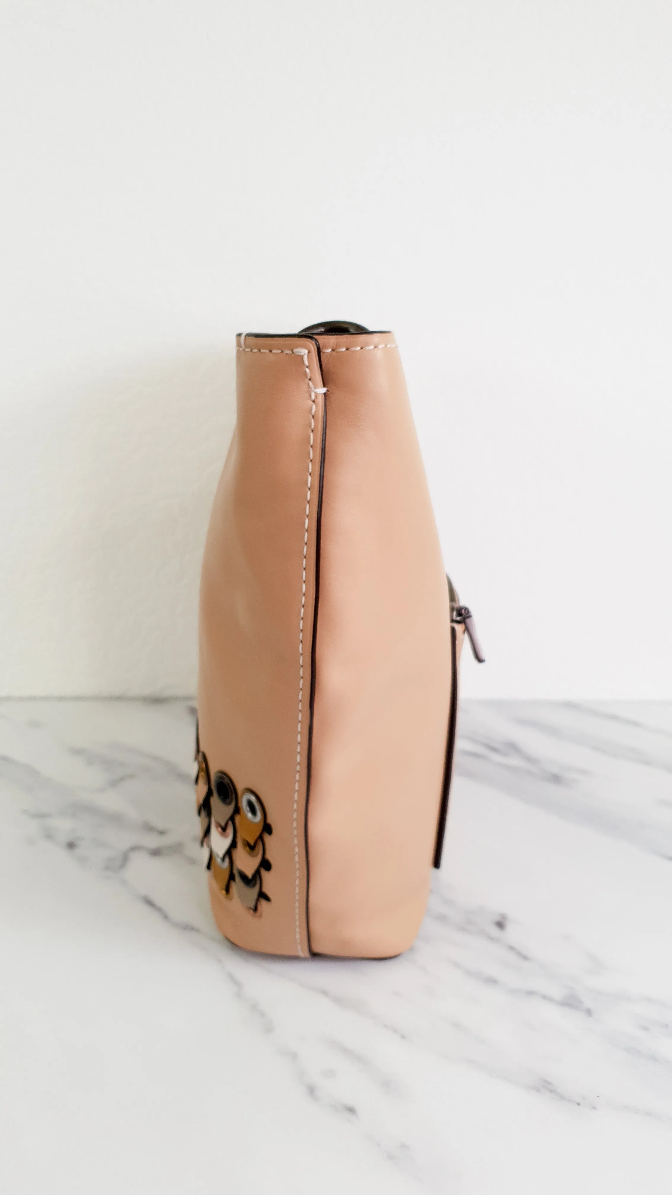 Coach 1941 Duffle Bag in Beechwood Smooth Leather with Link Detail - Crossbody Bucket bag - Coach 10498