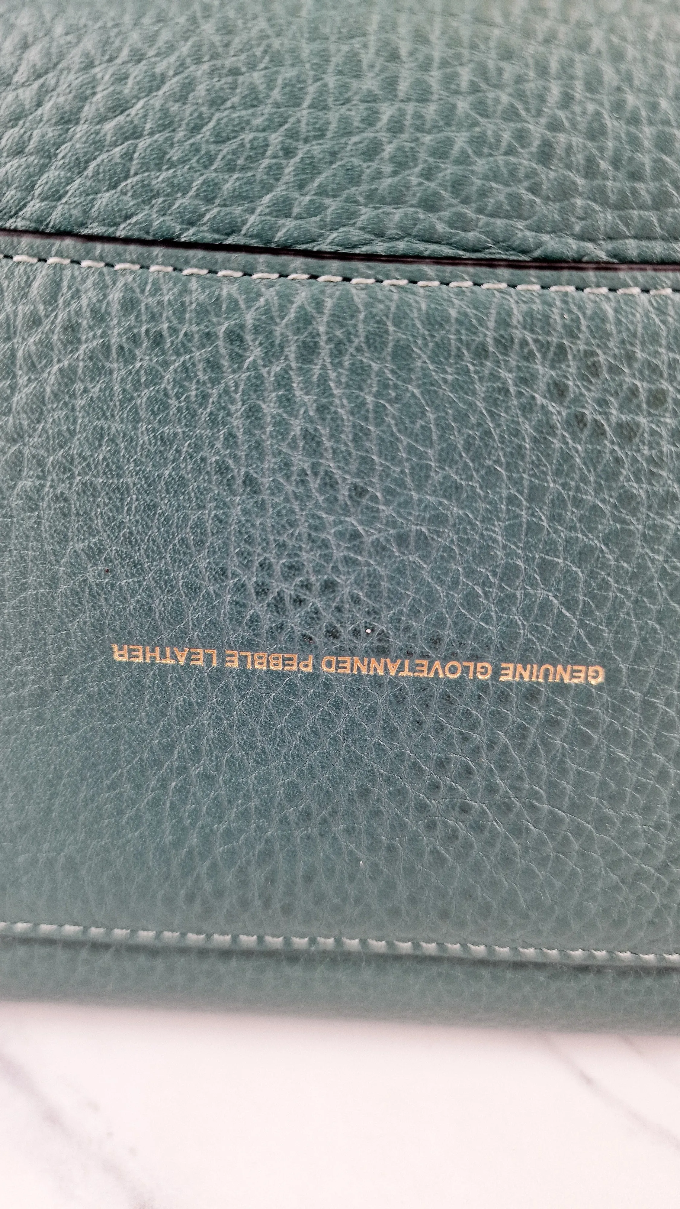 Coach 1941 Rogue 25 in Dark Turquoise With Prairie Rivets Pebble Leather Satchel - Coach 21590