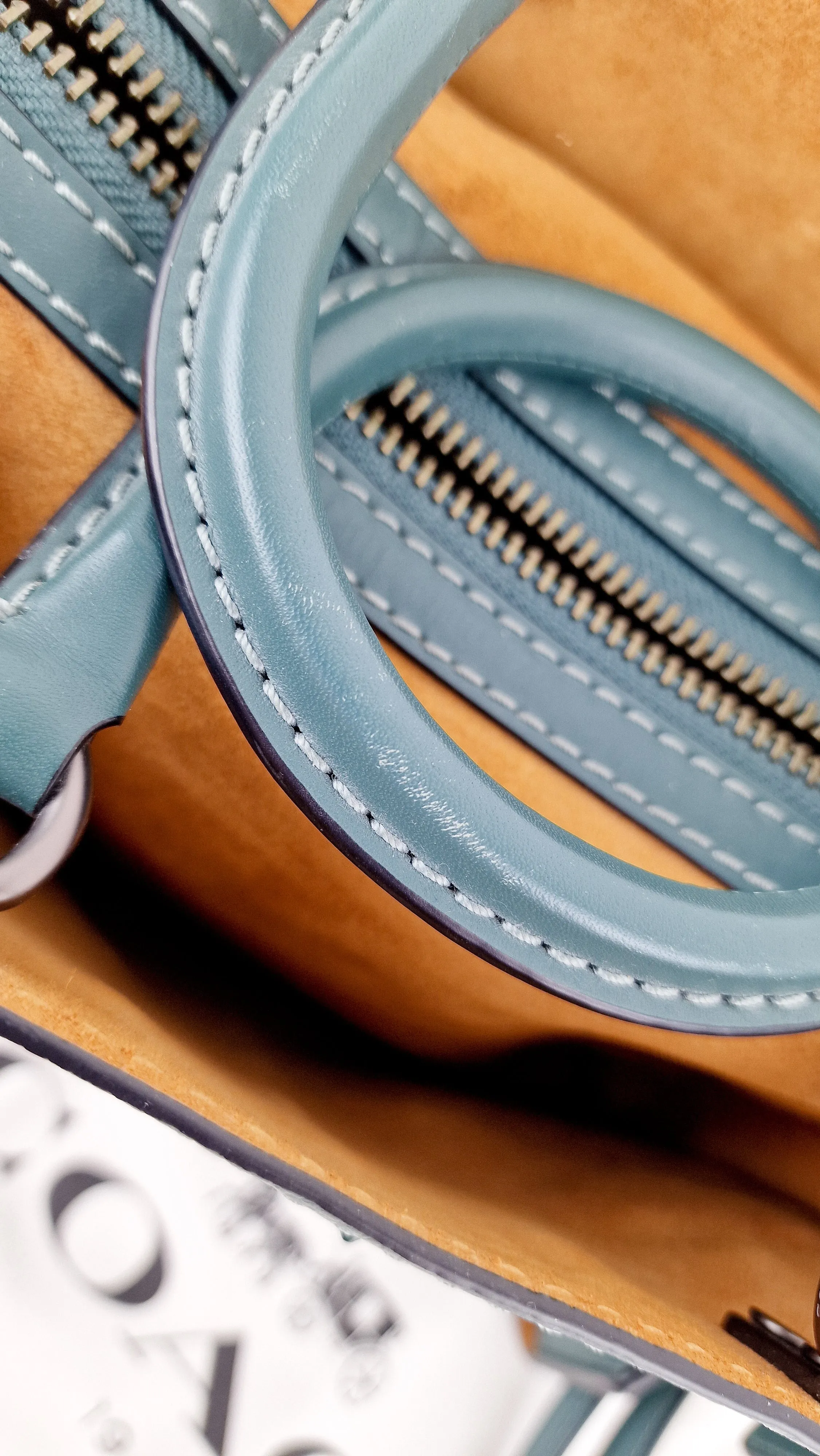 Coach 1941 Rogue 25 in Dark Turquoise With Prairie Rivets Pebble Leather Satchel - Coach 21590