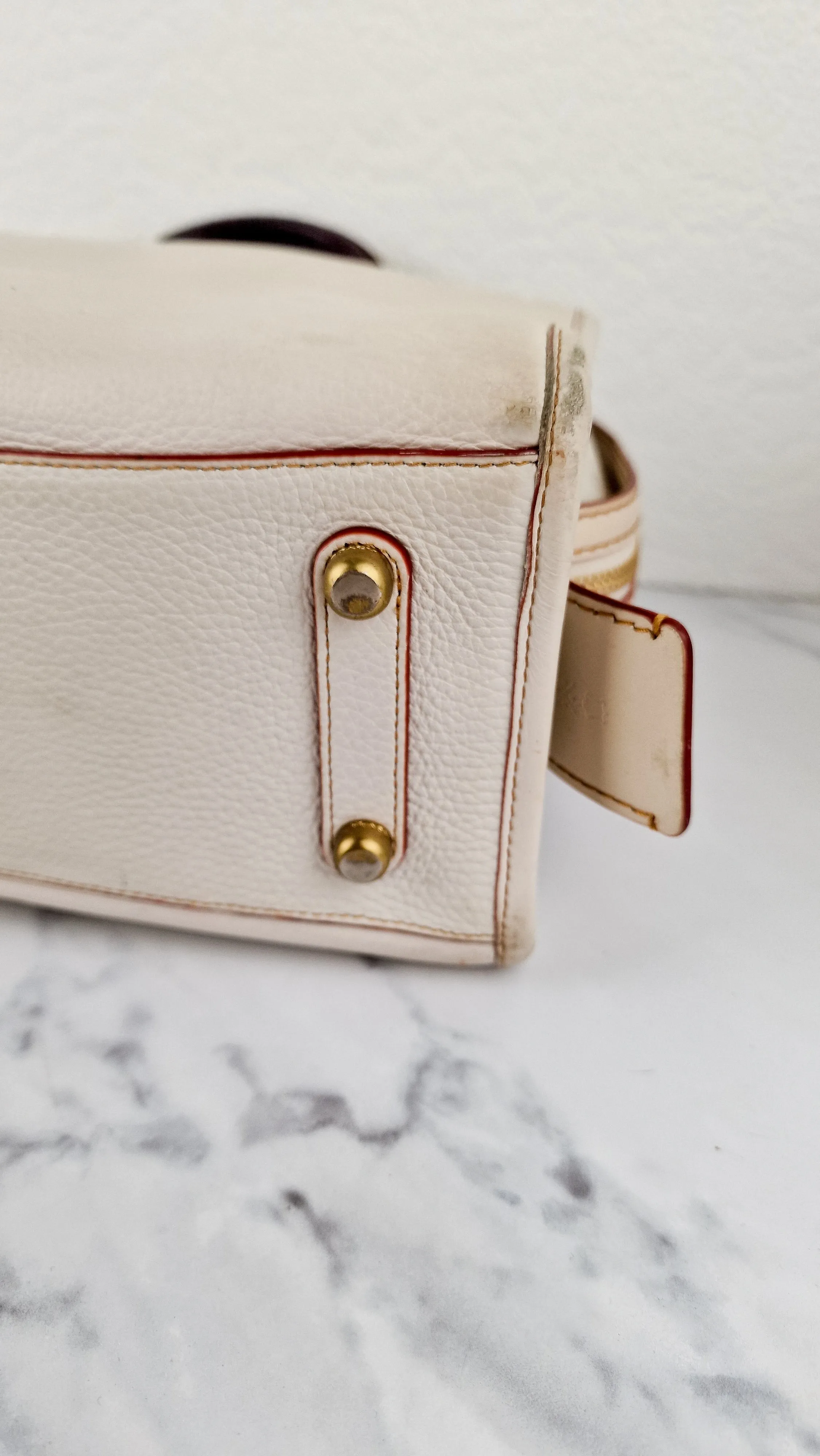Coach 1941 Rogue 31 in Chalk Pebble Leather - Satchel Handbag - Coach 38124