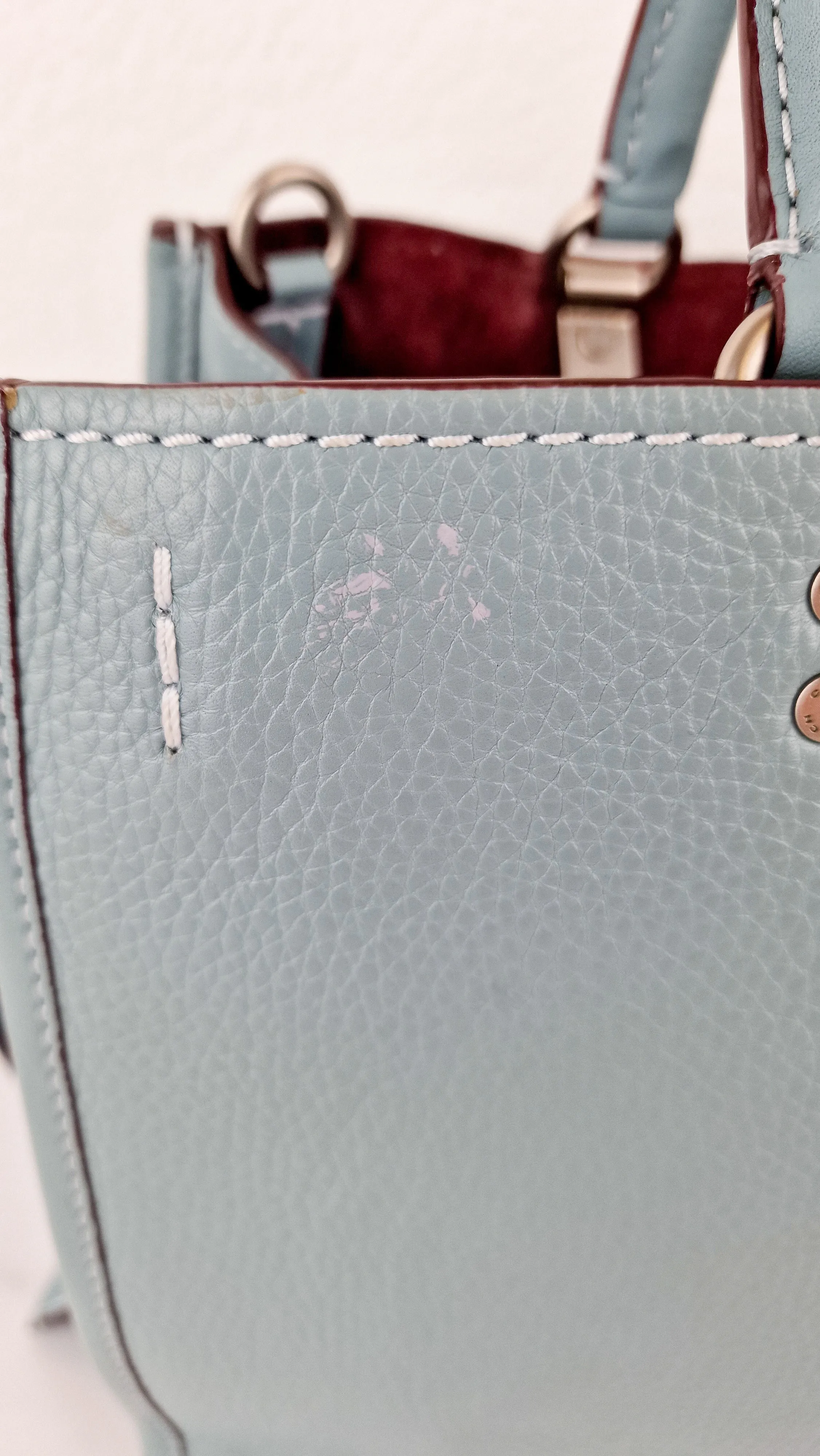 Coach 1941 Rogue 31 in Steel Blue Nickel Silver Hardware - Shoulder Bag Satchel - Coach 38124