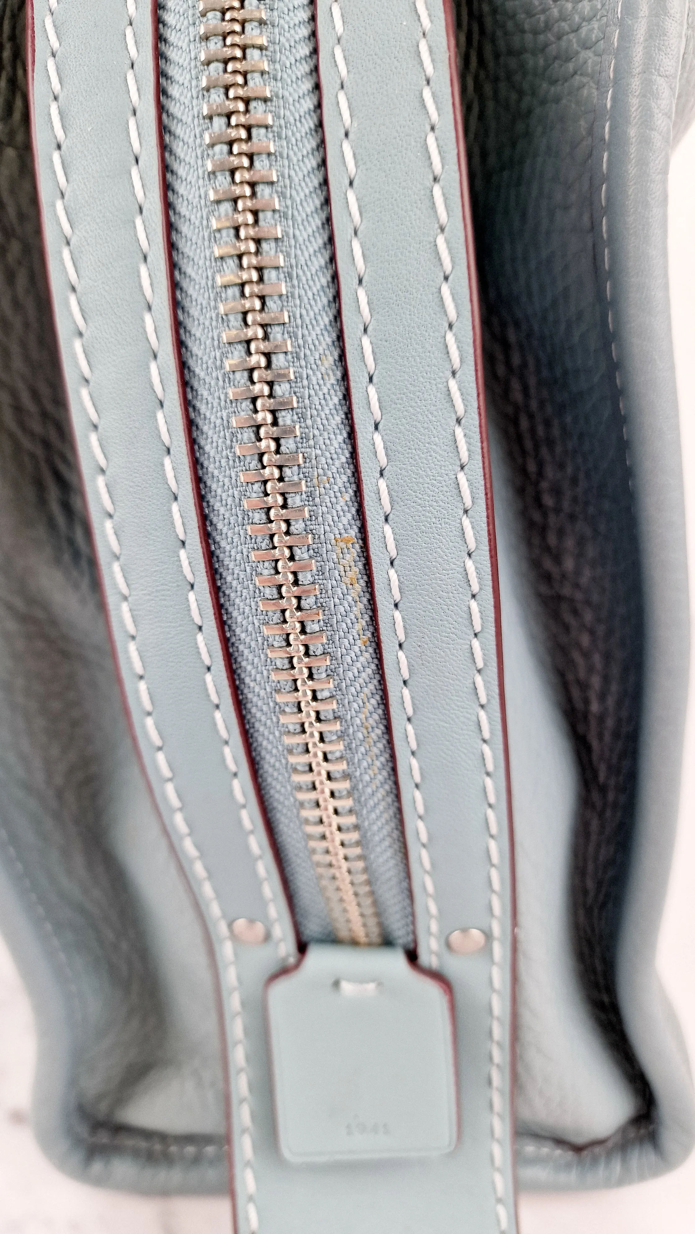 Coach 1941 Rogue 31 in Steel Blue Nickel Silver Hardware - Shoulder Bag Satchel - Coach 38124