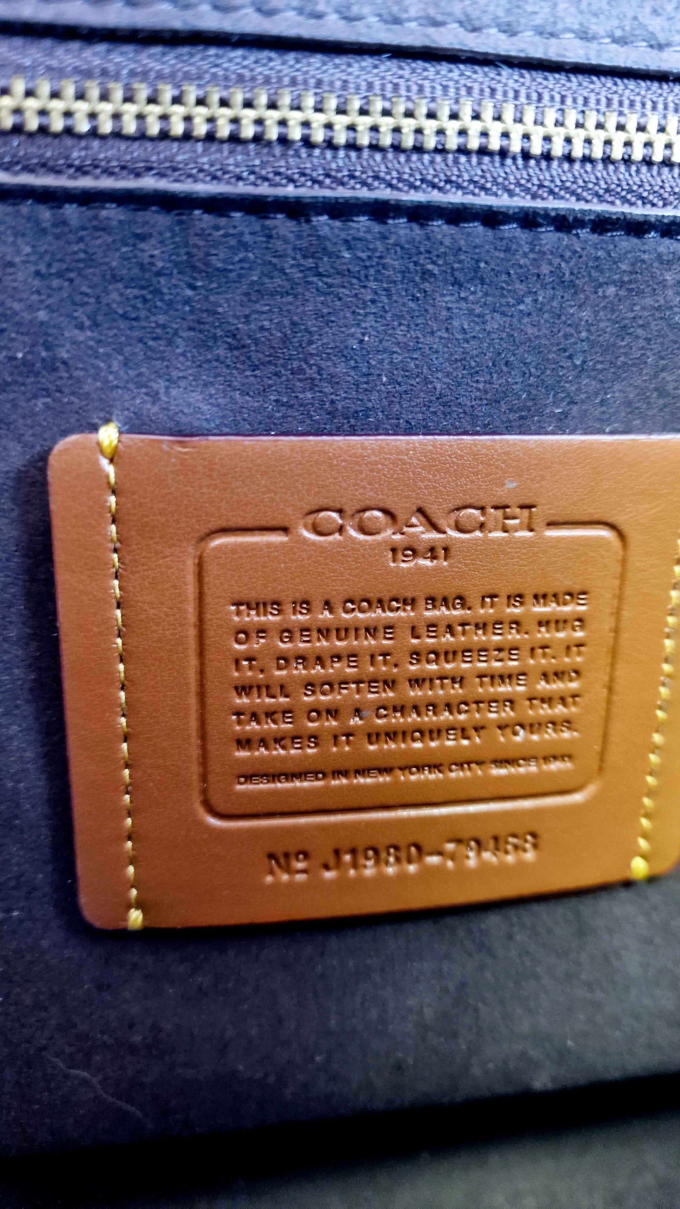 Coach 1941 Troupe Tote in Deep Red Glovetanned Smooth Leather & Buffalo-Embossed Leather - Handbag Crossbody Bag - Coach 79468