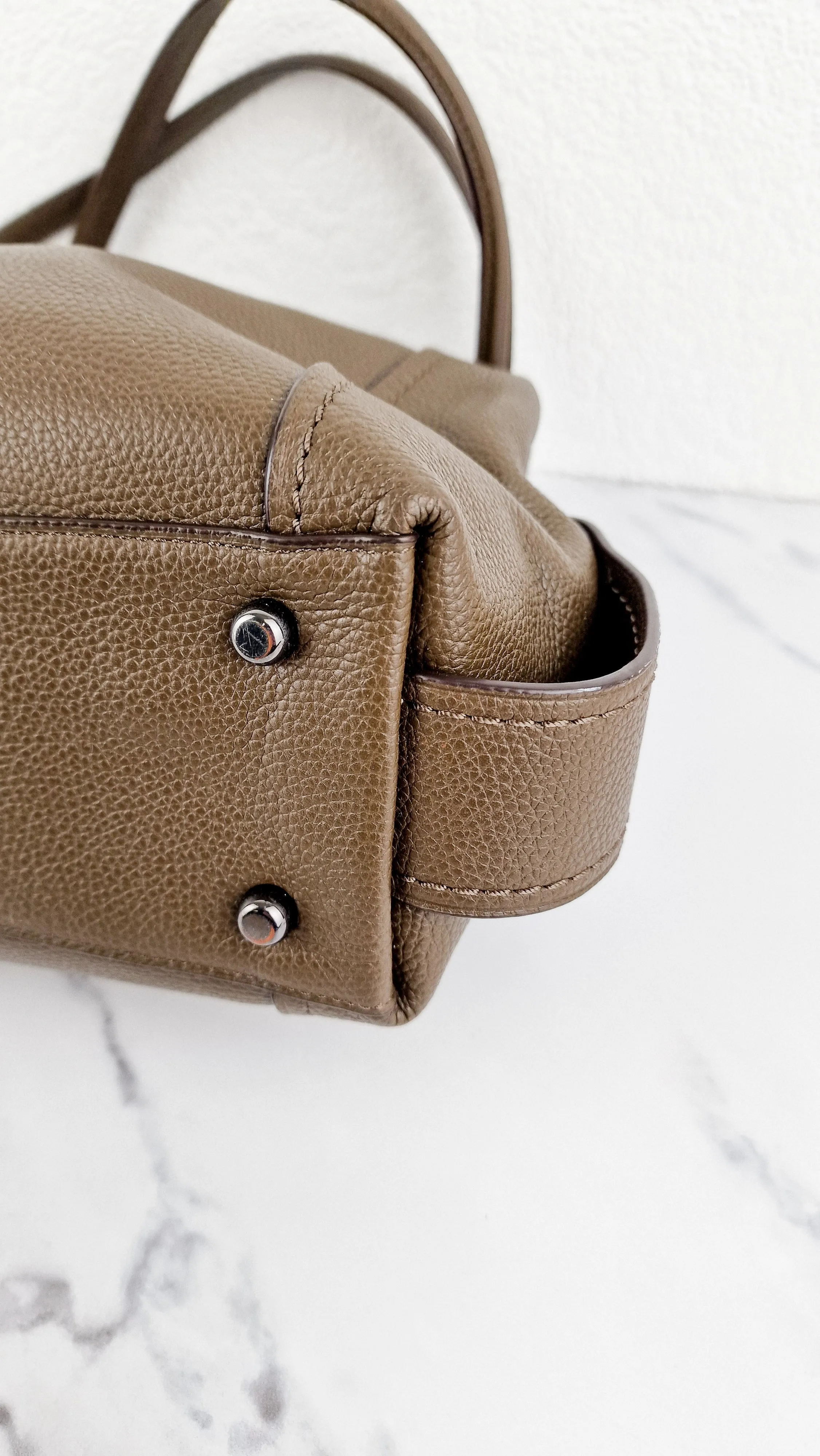 Coach Edie 31 Shoulder Bag in Brown Pebble Leather - Handbag Coach 57125