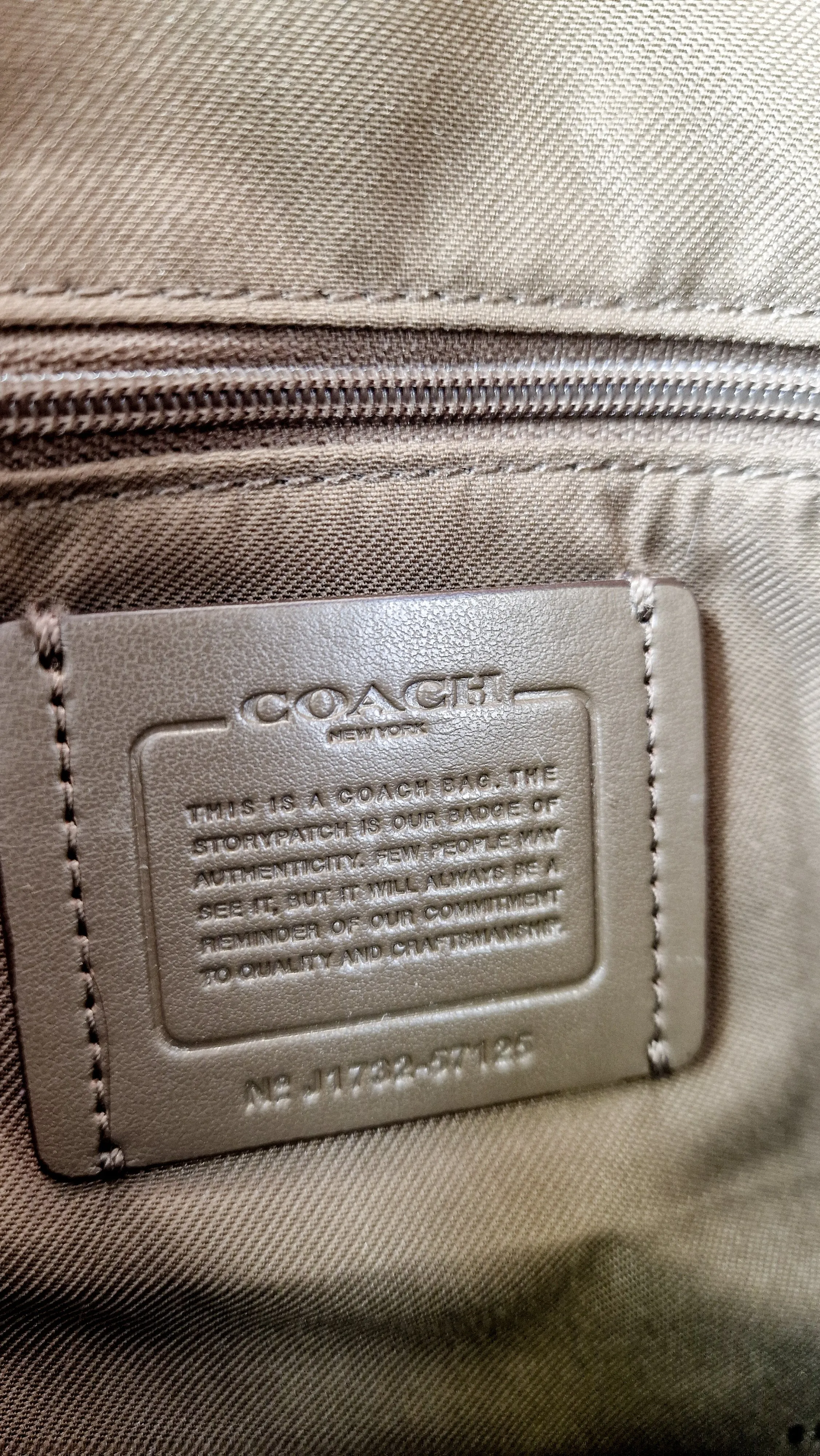 Coach Edie 31 Shoulder Bag in Brown Pebble Leather - Handbag Coach 57125
