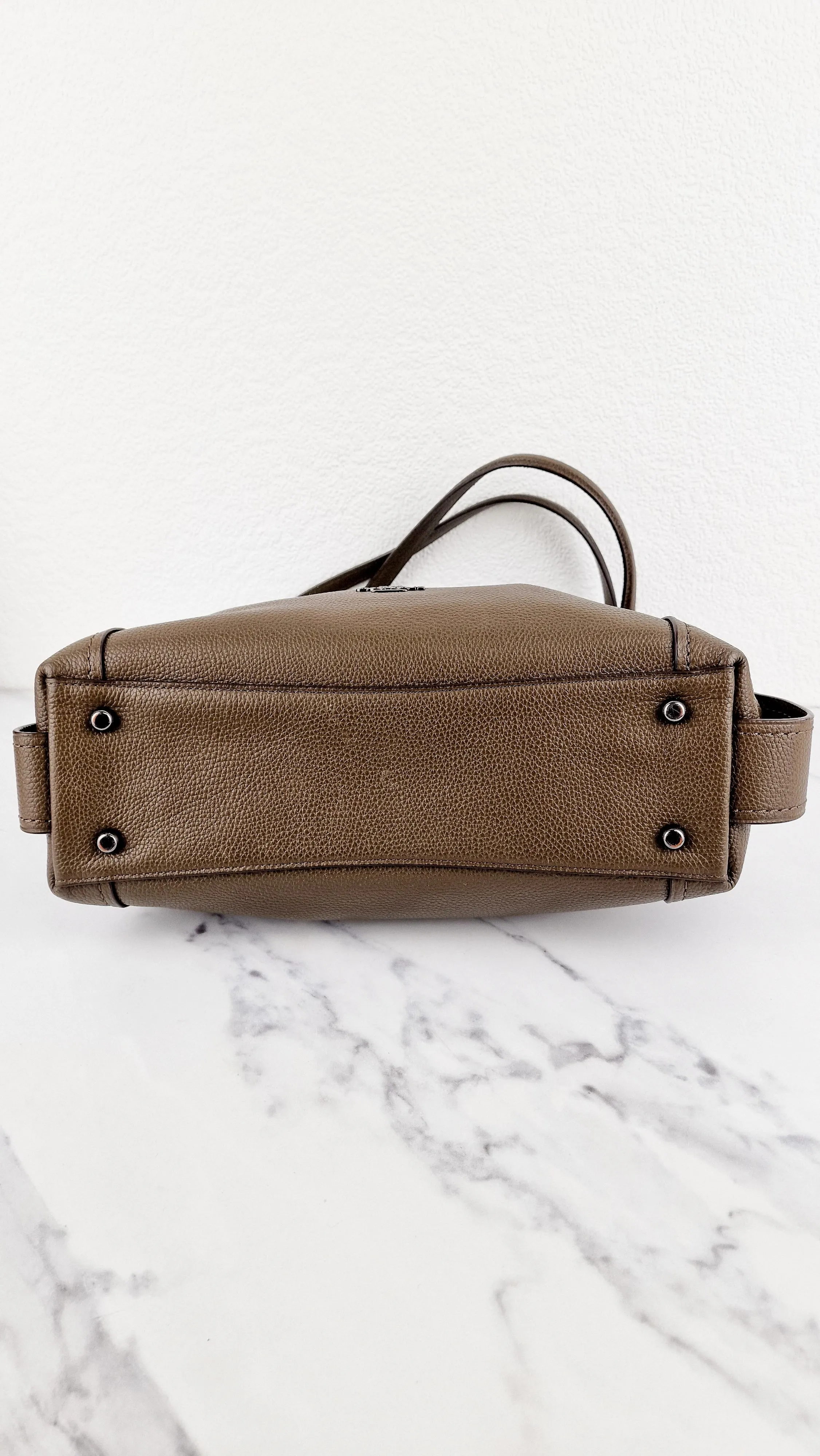 Coach Edie 31 Shoulder Bag in Brown Pebble Leather - Handbag Coach 57125