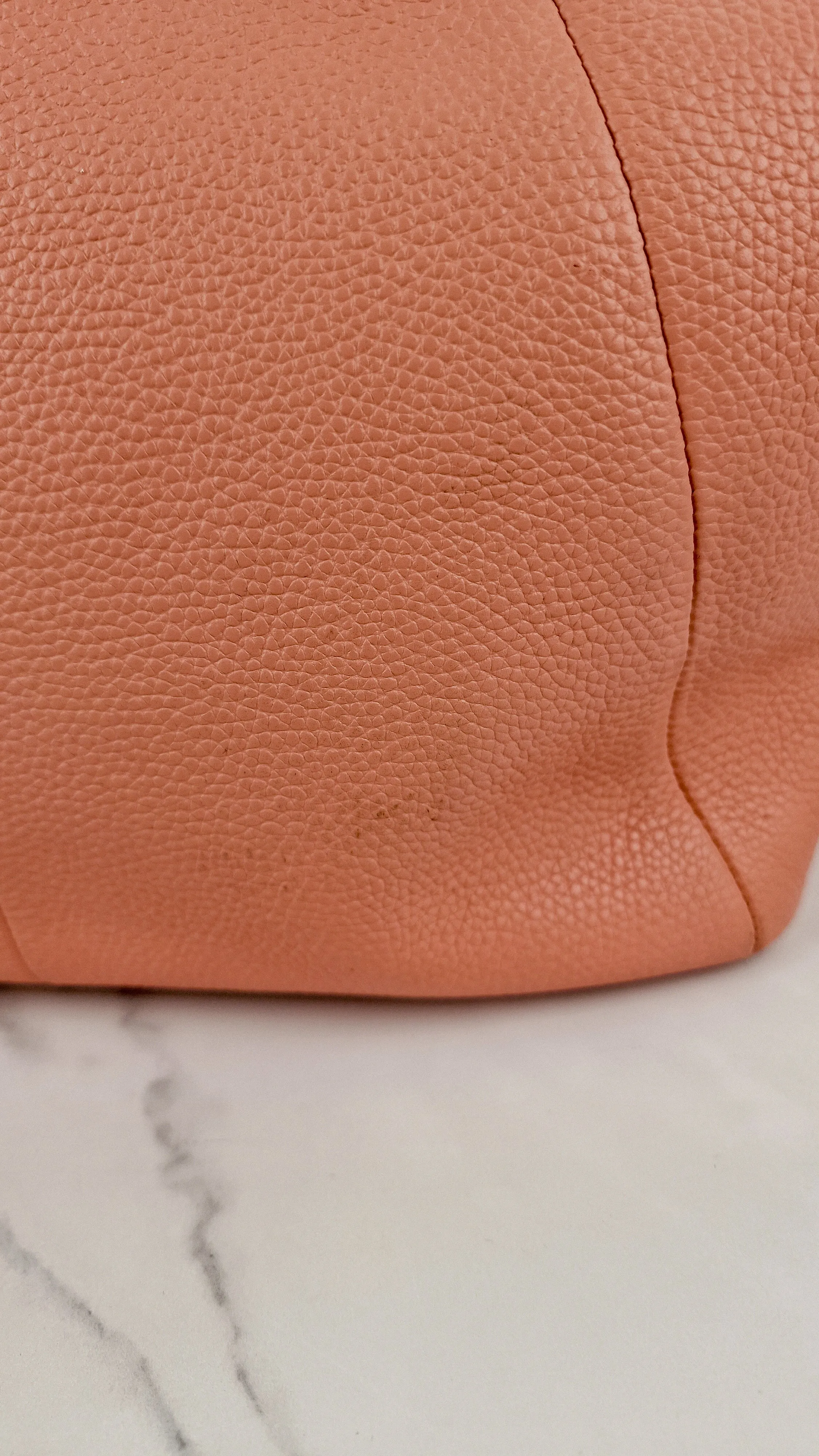 Coach Prairie Satchel in Peony Pink Pebble Leather - Zip Top Handbag - Coach 34340