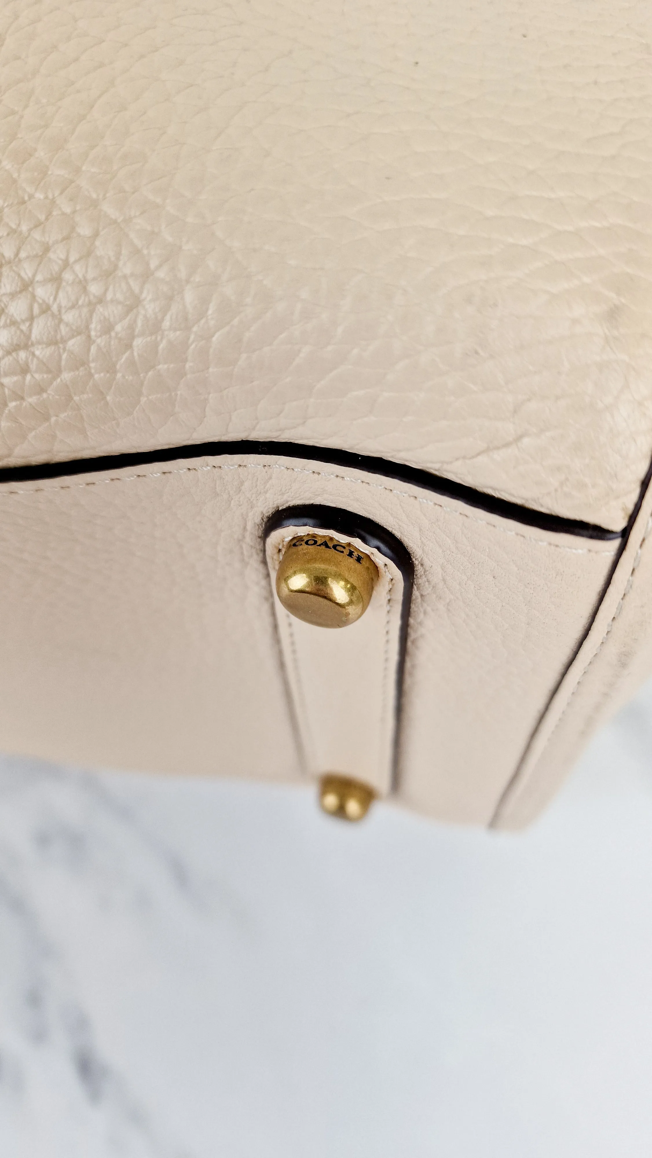 Coach Rogue 39 Jean-Michel Basquiat Bag in Ivory Pebble Leather with Snakeskin - Handbag Shoulder Bag - Coach 6877