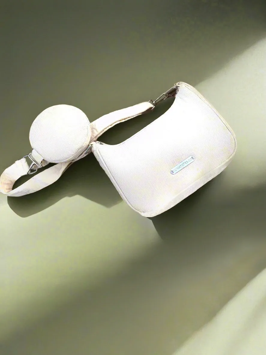 Cream Shoulder Bag