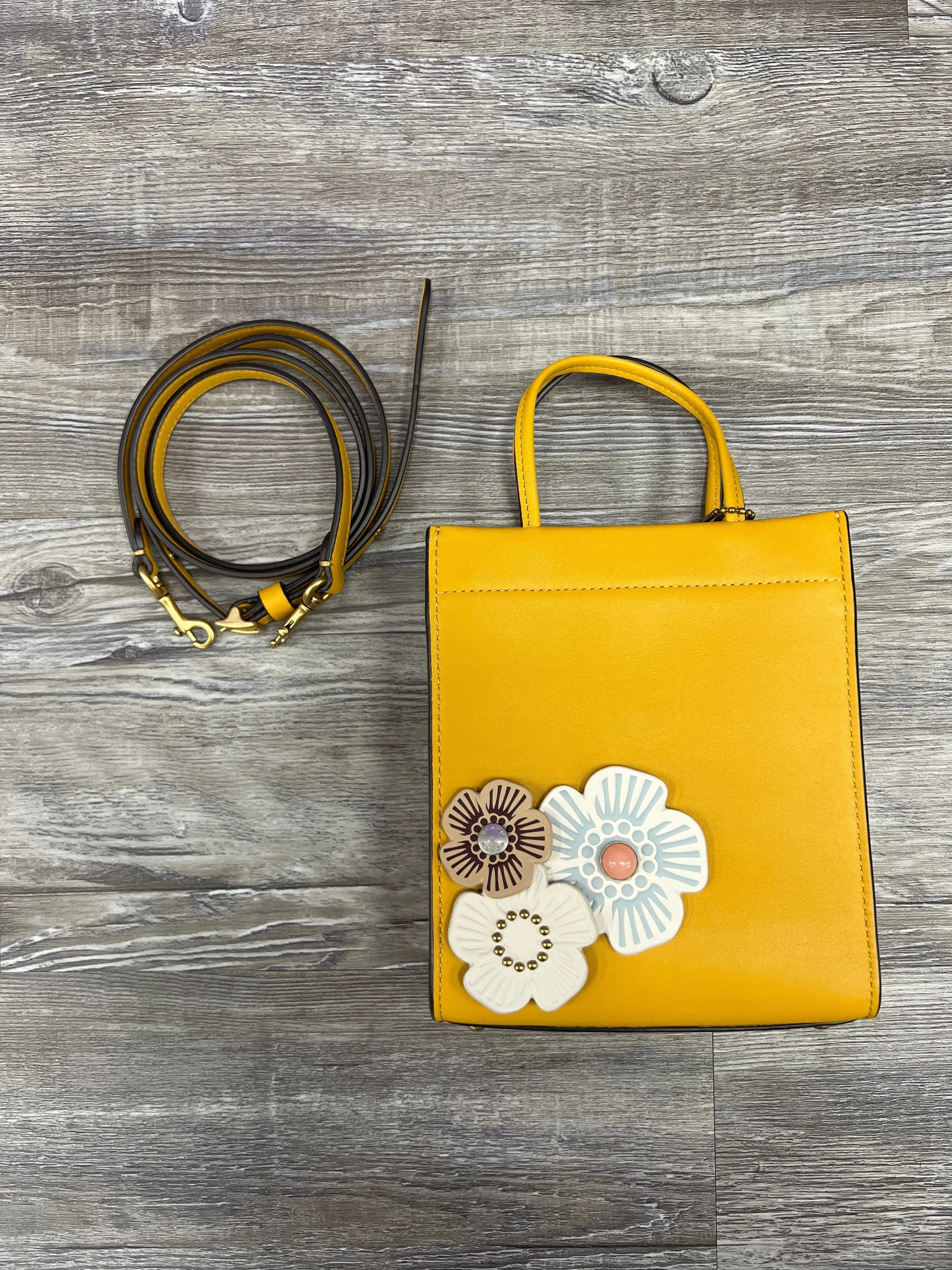 Crossbody Designer By Coach Size: Small