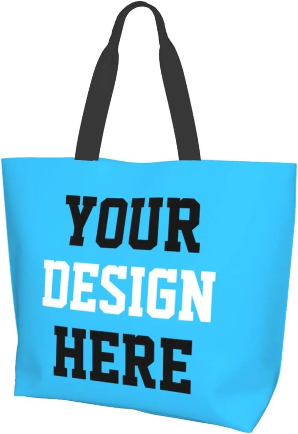 Custom Tote Bags Custom Bags With You Team Logo Text Picture Travel Business Shopping Women Teacher Personalized Shoulder Bag