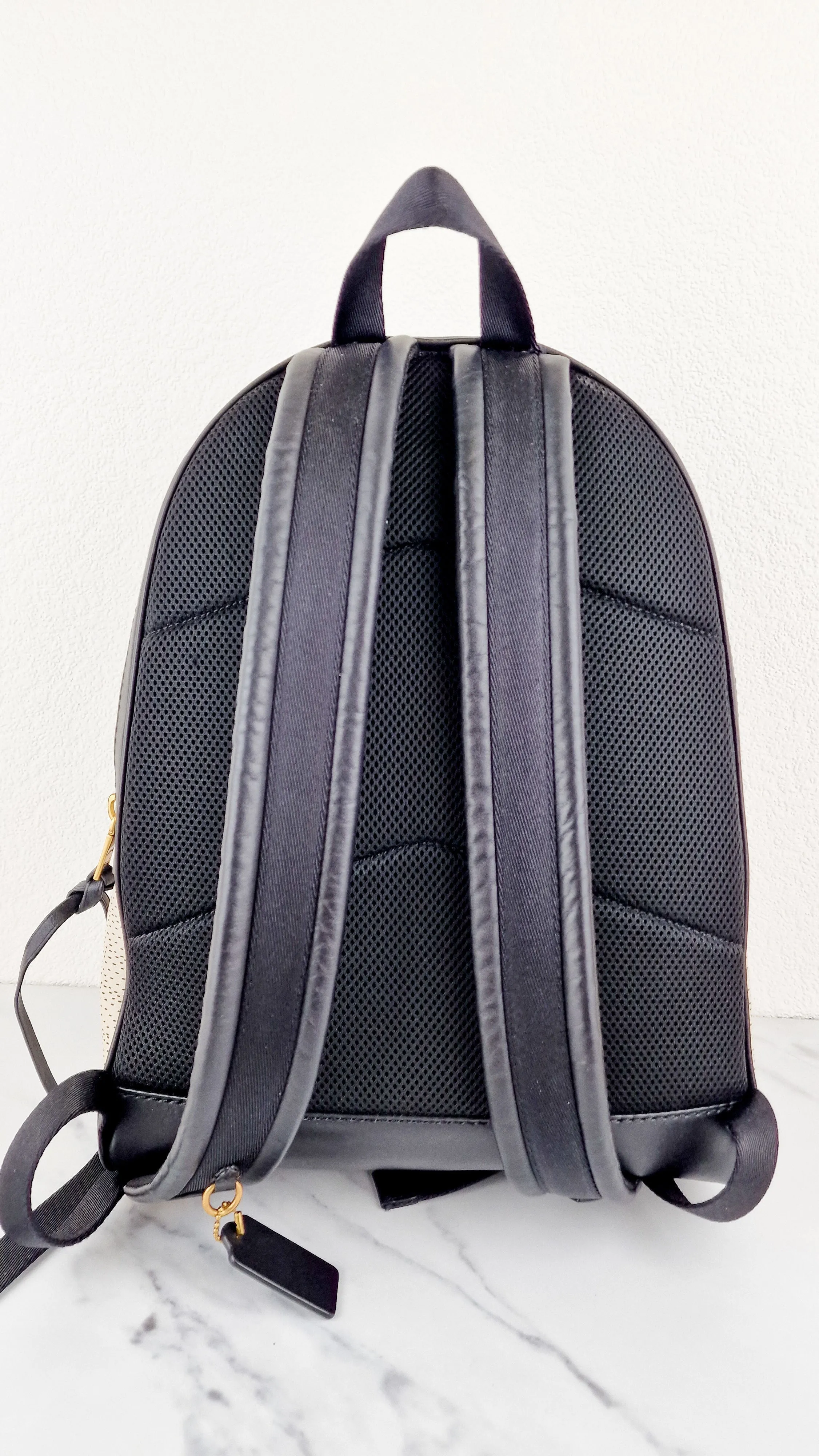 Disney x Coach Keith Haring Mickey Mouse Backpack in Black & White Sample Bag - Coach 5228