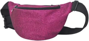 Glitter Cheer Fanny Waist Pack - Cheer | Dance | Gymnastics | Coach | Team Gift | Coach Gift |Competition | Nationals | Cheer Fanny Pack (Glitter-Hot Pink)