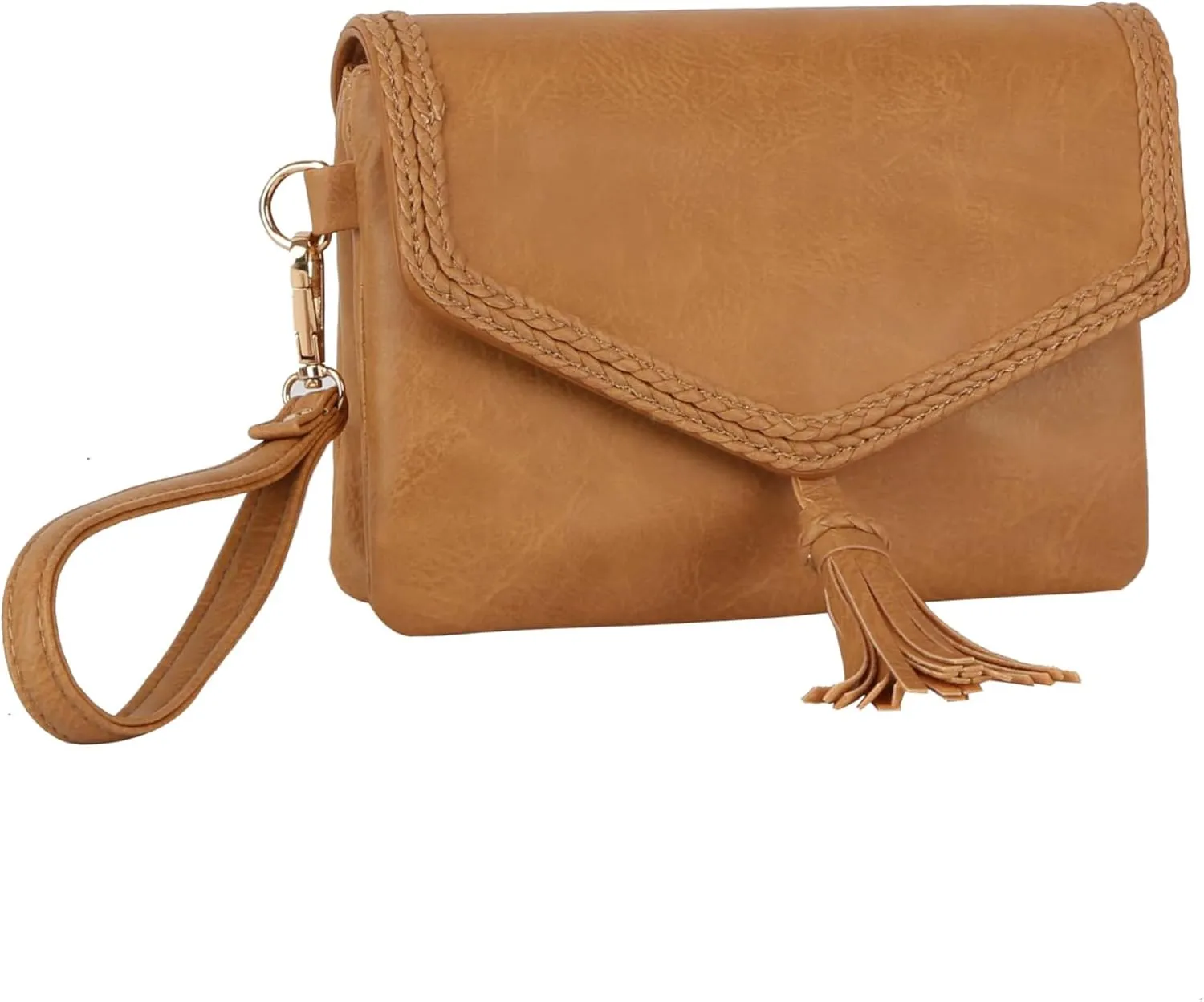 Handbag Republic SHOULDER BAGS WRISTLET CLUTCH HANDBAGS CONVERTIBLE TO CROSSBODY ((TDM-0055))