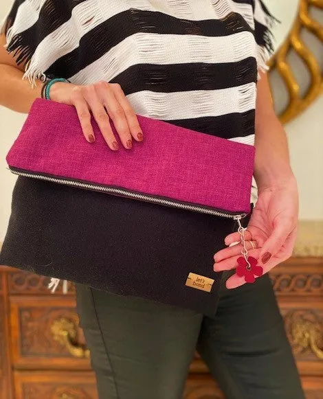Hibiscus Clutch bag