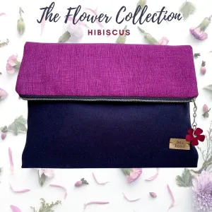 Hibiscus Clutch bag