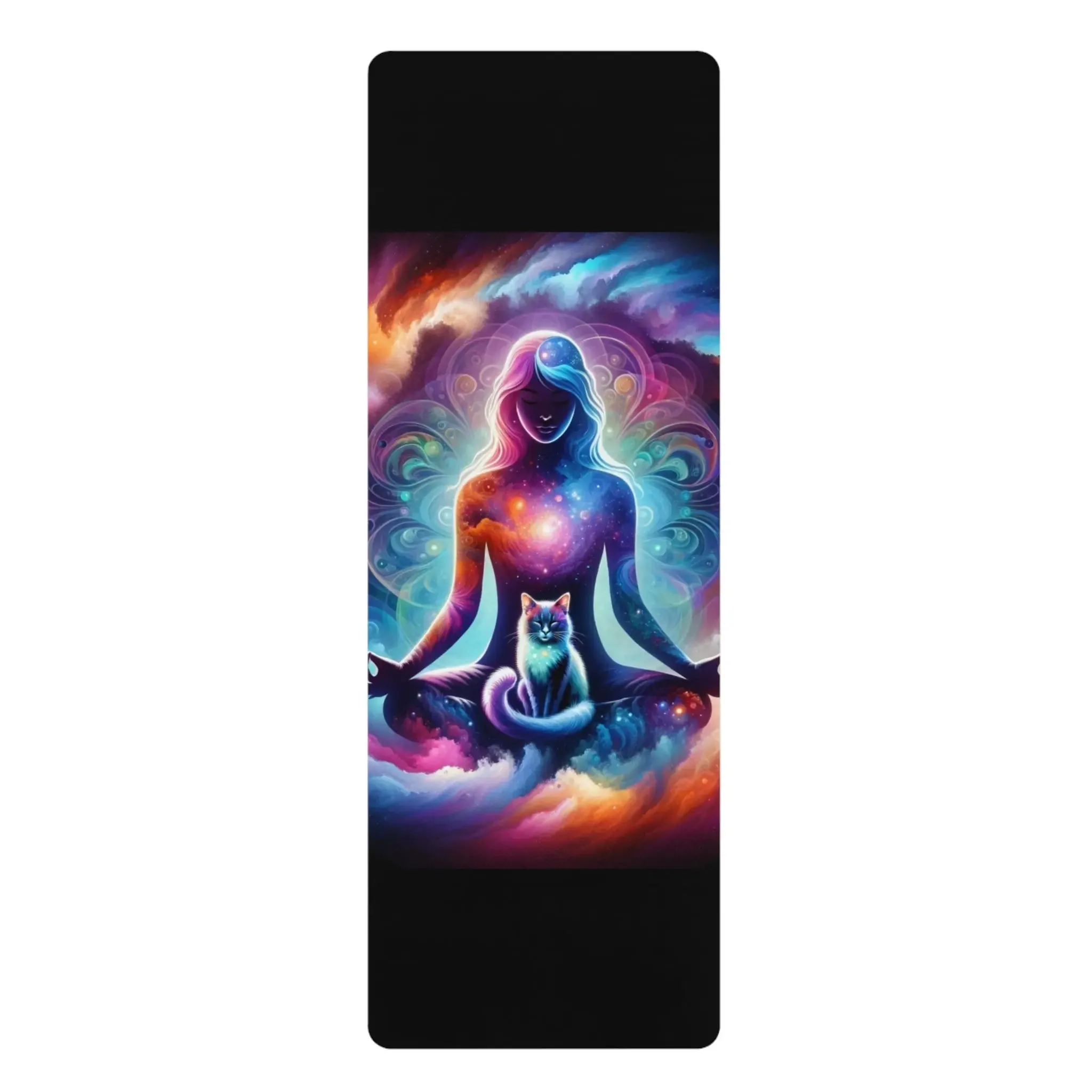Karma is a Cat - Rubber Yoga Mat