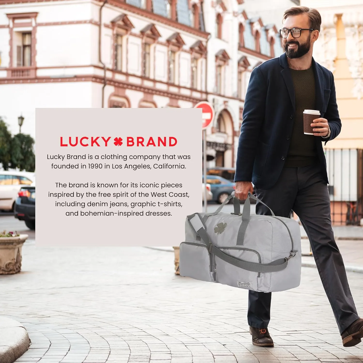Lucky Travel Duffel Bags 85L, Gym Bag, Travel Bag & Large Duffle Bag for Men, Foldable Overnight Weekender Bags for Women & Men with Adjustable Shoulder Strap,