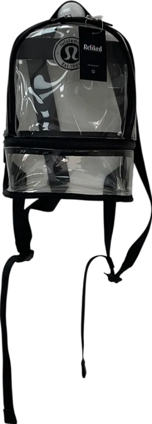 Lululemon White Clear Backpack Mini 10l Logo