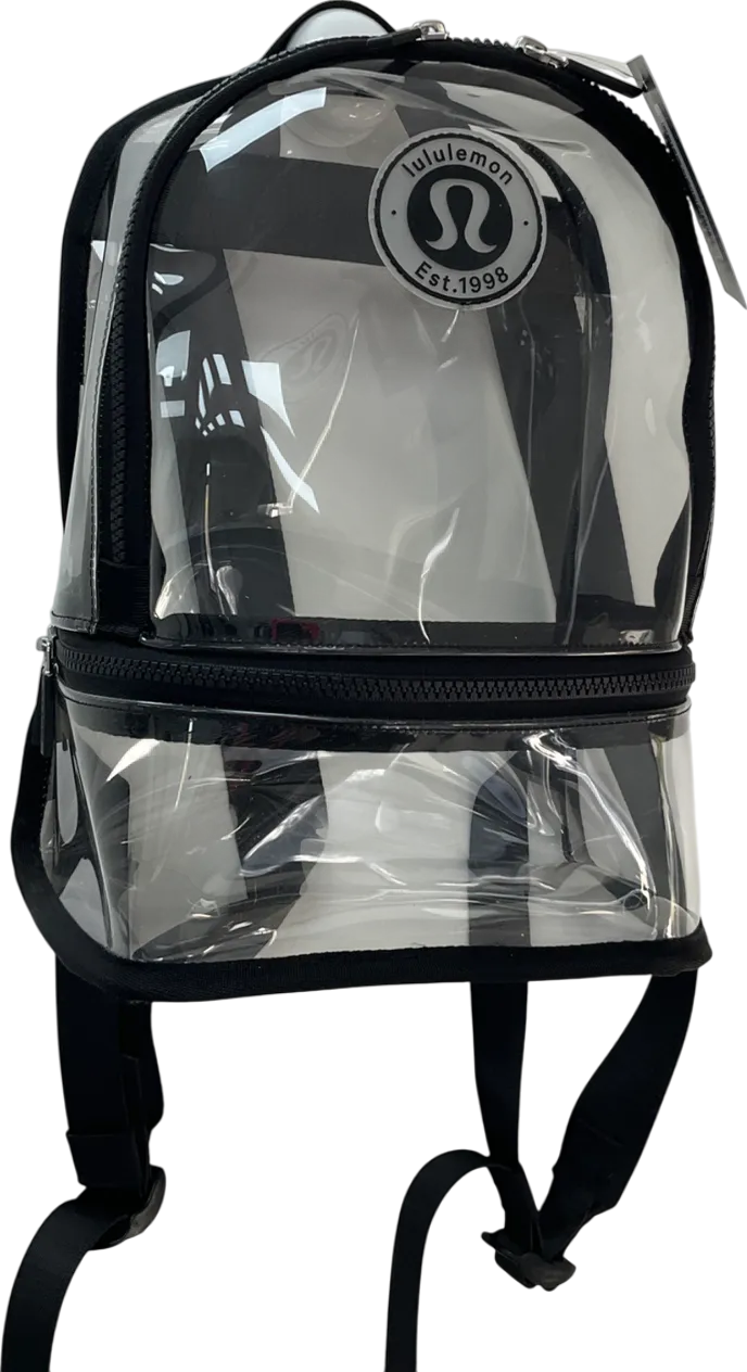 Lululemon White Clear Backpack Mini 10l Logo