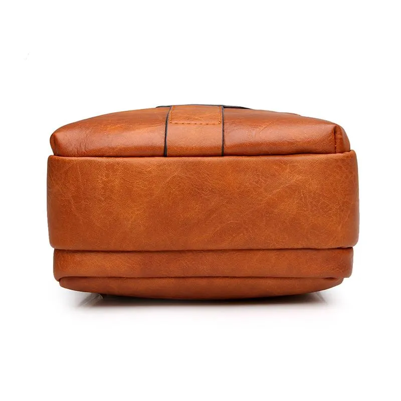 Luxury JEEP Leather Messenger Bag - 3 Colors
