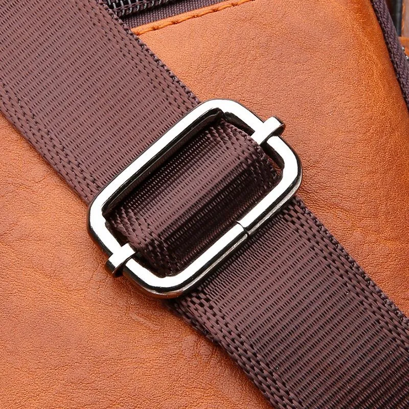 Luxury JEEP Leather Messenger Bag - 3 Colors