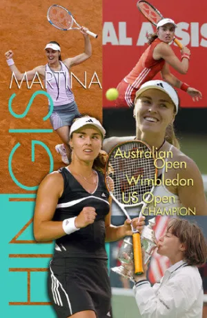 Martina Hingis "Champion" WTA Tennis Commemorative Poster - Tennis Life