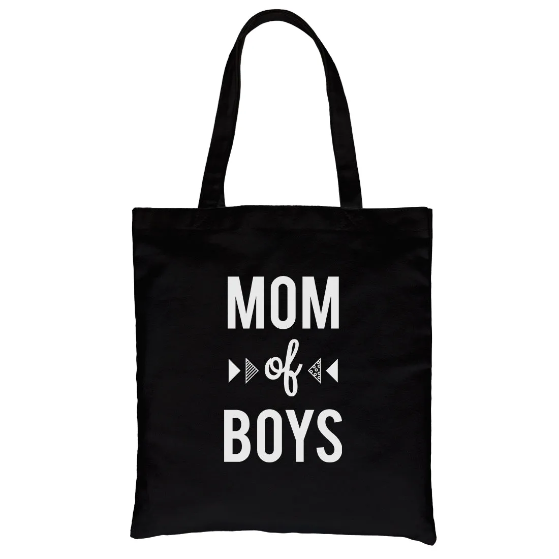 Mom Of Boys Heavy Cotton Canvas Bag Cute Beach Tote For Moms Gifts