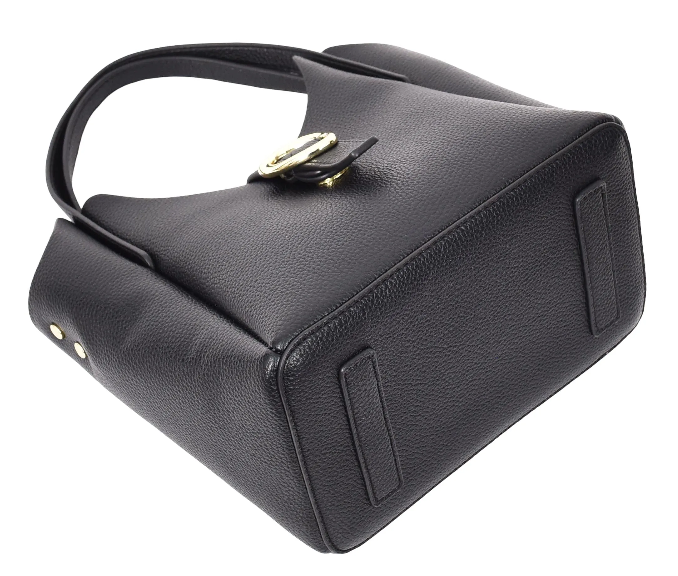 Montreal  Women's Small Faux Leather Shoulder Handbag Black 