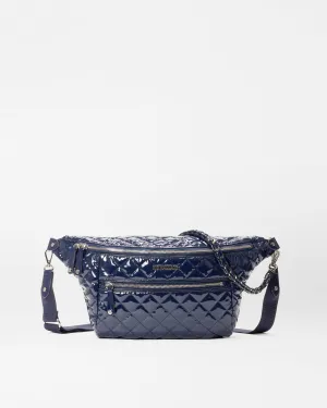 Navy Lacquer Crosby Crossbody Sling Bag