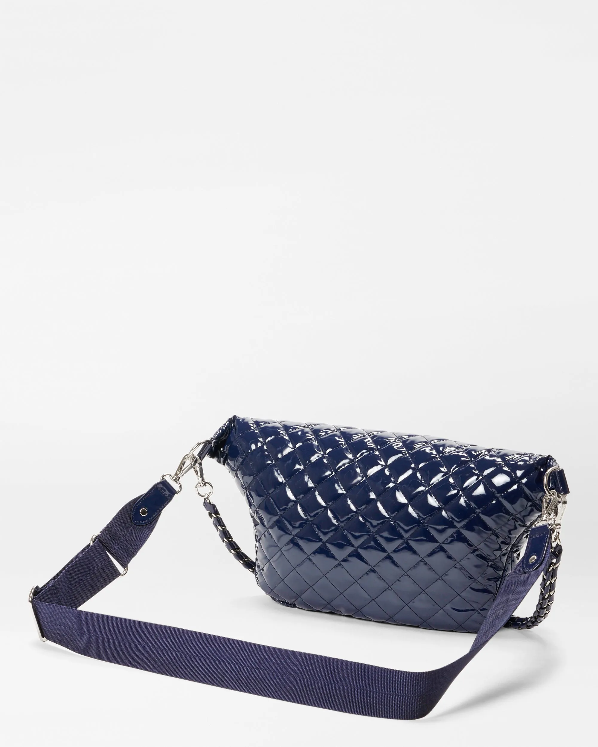 Navy Lacquer Crosby Crossbody Sling Bag