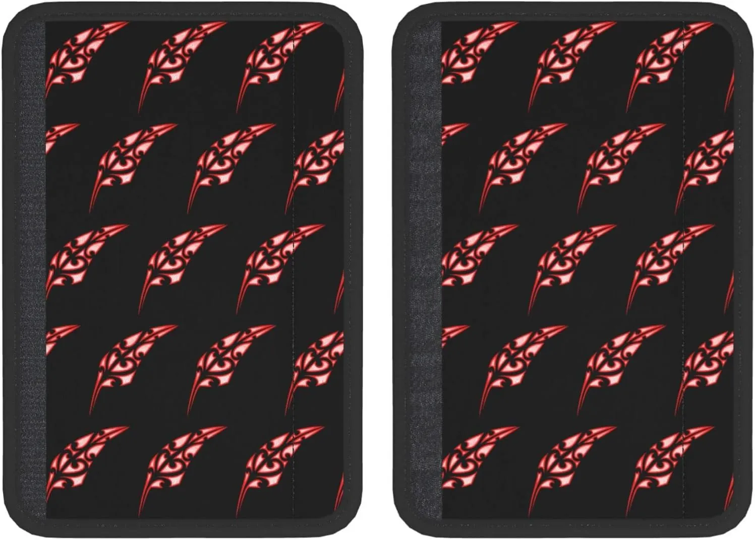 New Zealand Maori Fern Car Seat Belt Cover Pad Soft Comfortable Seatbelt Shoulder Strap Pad for Car Seat Belt Harness/Bag Seat Belt Strap Shoulder Pad (2 Pack)