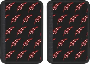 New Zealand Maori Fern Car Seat Belt Cover Pad Soft Comfortable Seatbelt Shoulder Strap Pad for Car Seat Belt Harness/Bag Seat Belt Strap Shoulder Pad (2 Pack)