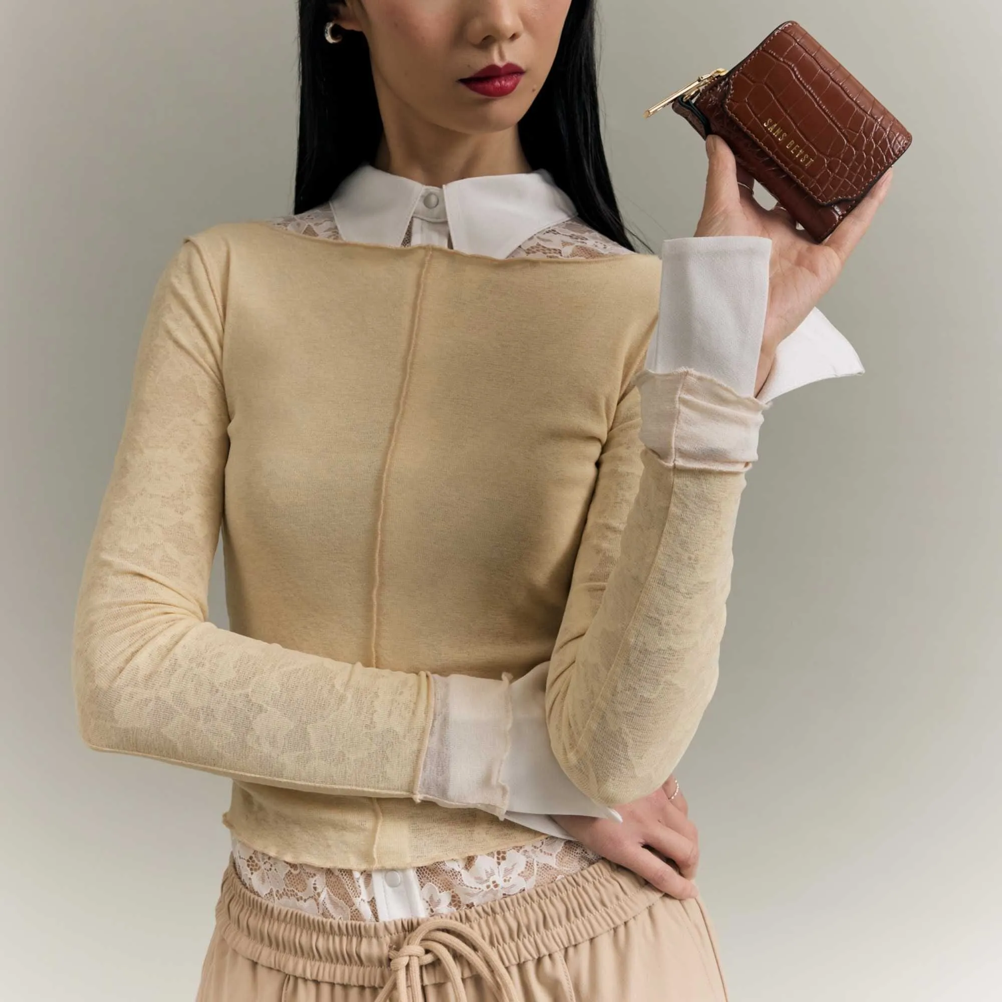 Orbit Wallet - Mahogany Croco
