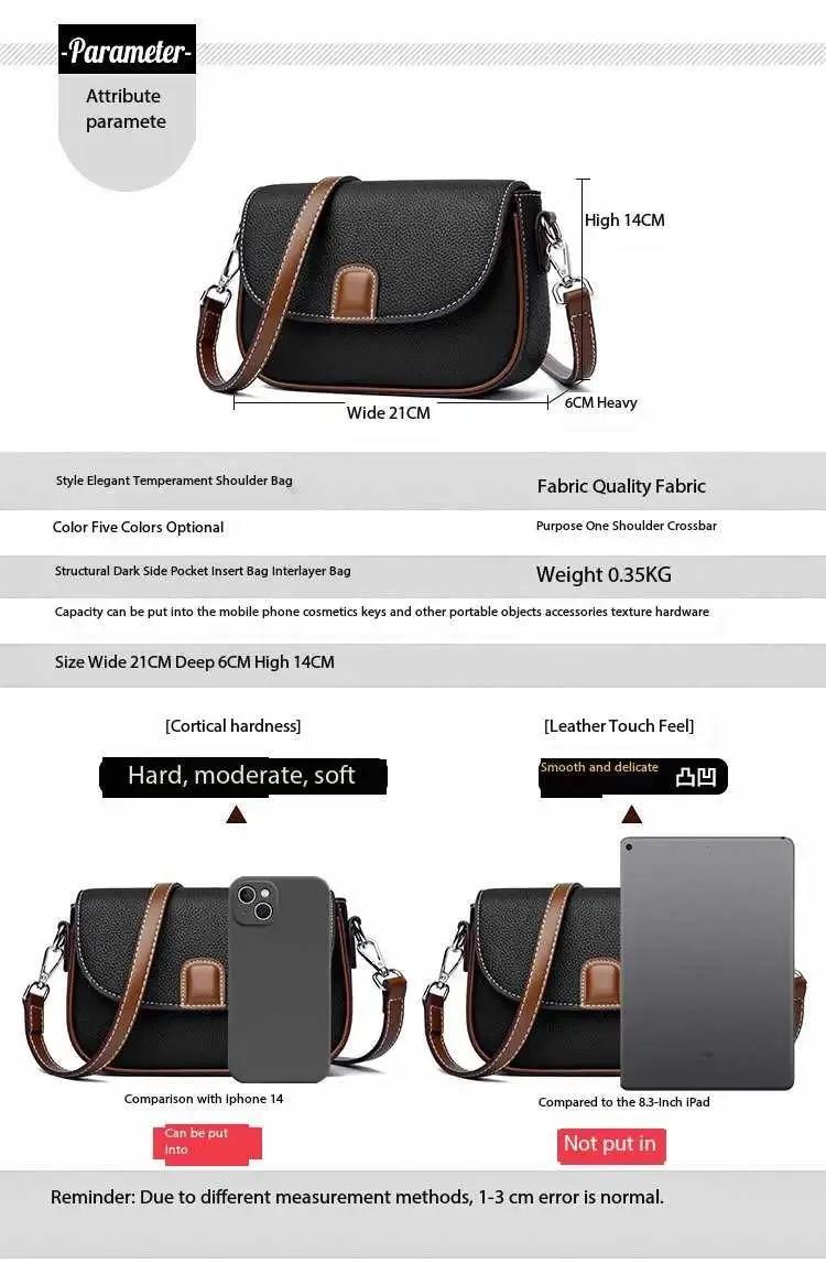 PU Leather Handbags Women Fashion Crossbody Bag - Blue