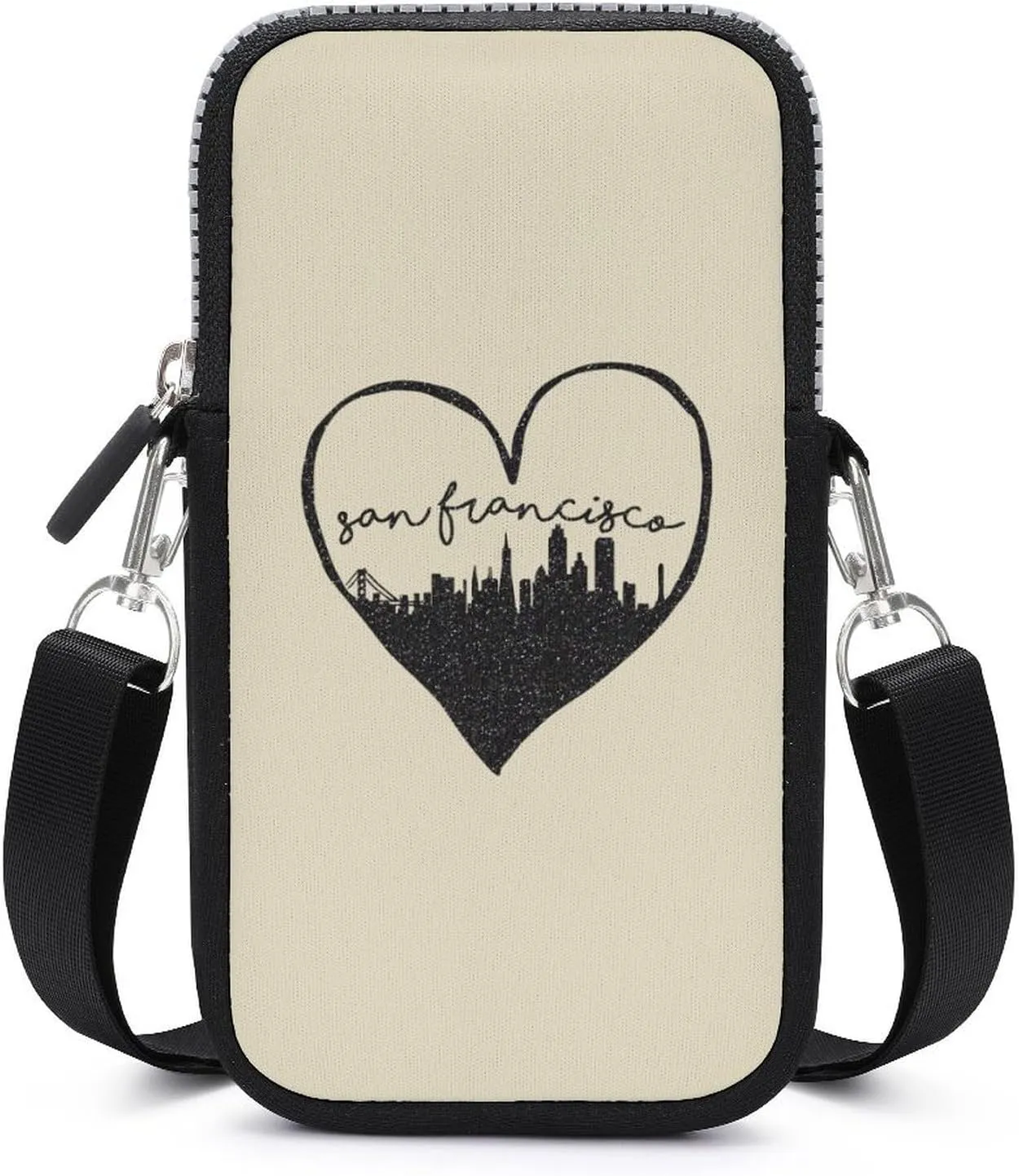 San Francisco California City Love Phone Bag Waterproof Phone Crossbody Bag Purse Mini Smartphone Wallet Bag