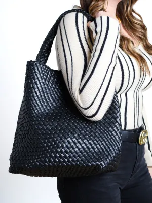 Save Myself Hand Woven Tote Bag