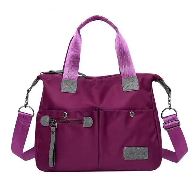 Sidiou Group Fashion Women Shoulder Bag Waterproof Solid Nylon  Sling Messenger Bag Tote Handbag
